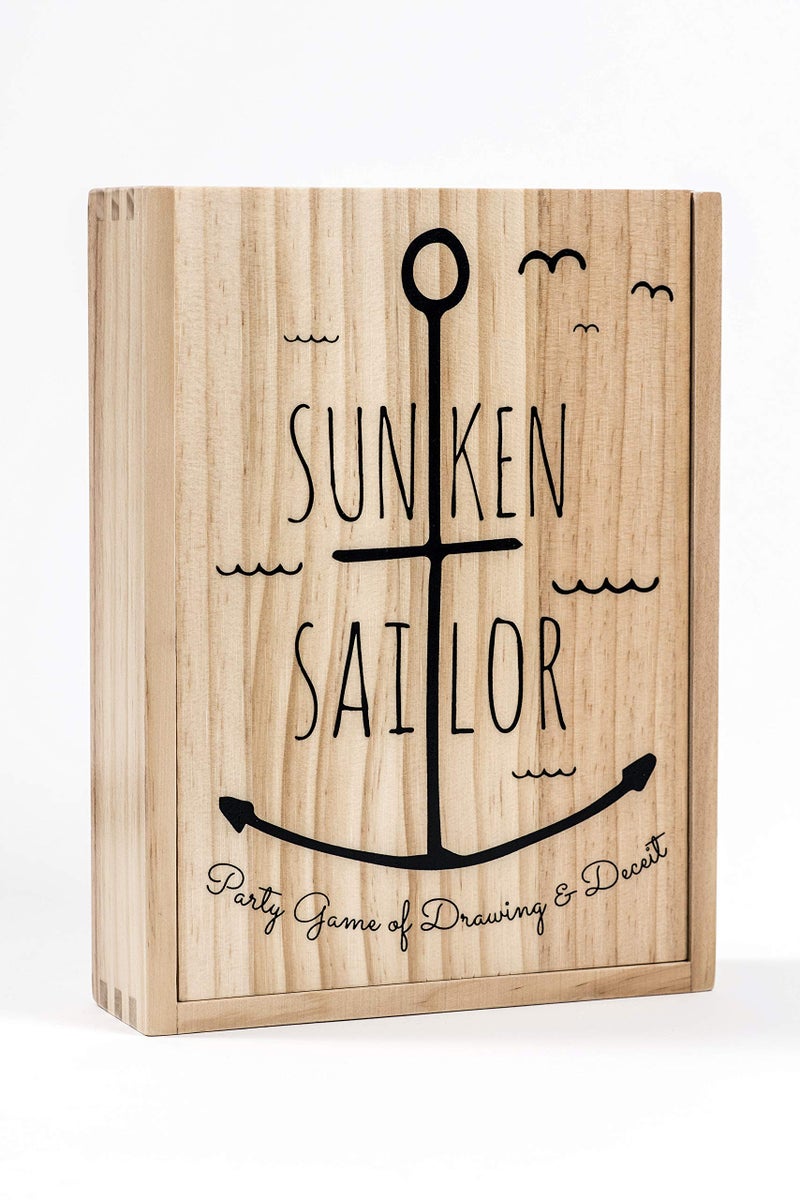 Buffalo Games - Sunken Sailor The Adult Party Game of Drawing and Deceit - Image 1